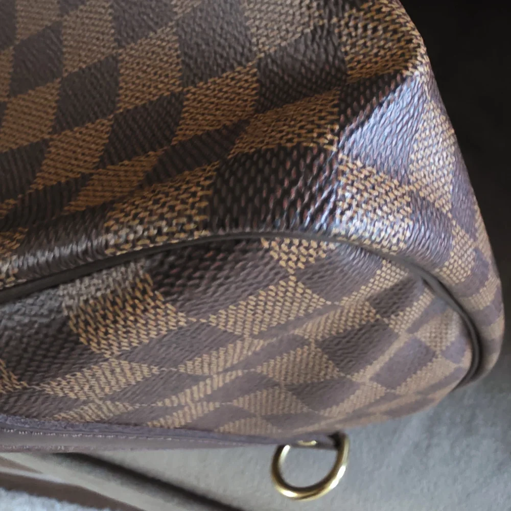 AUTHENTIC Louis Vuitton Speedy Bandoliere 30 Damier Ebene FULL SET & MORE - Picture 7 of 16